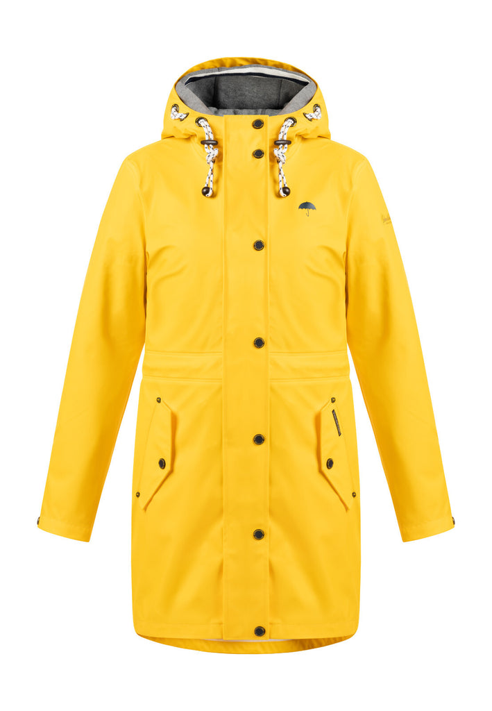 B-WARE SCHMUDDELWEDDA DAMEN PARKA Gr. XS Farbe Gelb