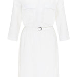 B-WARE USHA BLUE LABEL DAMEN KLEID Gr.S Farbe Weiss