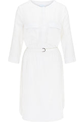 B-WARE USHA BLUE LABEL DAMEN KLEID Gr.S Farbe Weiss