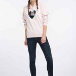 B-WARE MYMO DAMEN KAPUZENPULLOVER GR.XL FARBE ALTROSA