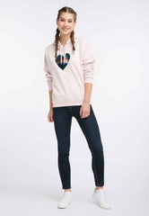 B-WARE MYMO DAMEN KAPUZENPULLOVER GR.XL FARBE ALTROSA