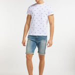 B-WARE PETROL INDUSTRIES HERREN T-SHIRT GR.L FARBE BRIGHT WHITE