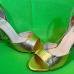 B-WARE FAINA DAMEN SCHUHE Gr. 40 Farbe Gold