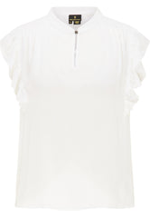 B-WARE DREIMASTER KLASSIK DAMEN BLUSE Gr.M Farbe Wollweiss