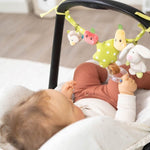 Nici 48512 Kinderwagenkette Hase und Eule 40cm mit 5 Figuren | My First NICI