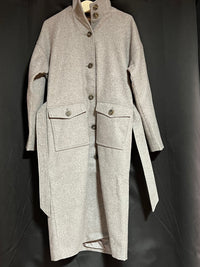 B-WARE DreiMaster Vintage Damen Übergangsmantel Gr. S farbe Grau Melange