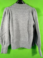 B-WARE MYMO DAMEN STRICKJACKE Gr. M/L Farbe Grau Melange
