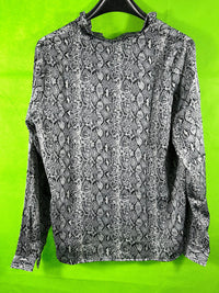 B-WARE USHA DAMEN BLUSE Gr. M Farbe Grau