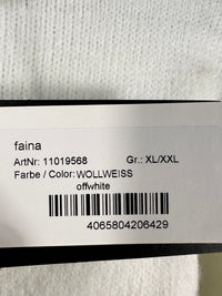 B-WARE FAINA DAMEN STRICKPULLOVER Grt. XL/XXL Farbe Wollweiss