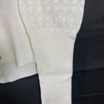 B-WARE FAINA DAMEN STRICKJACKE Gr. XS/S Farbe Wollweiss