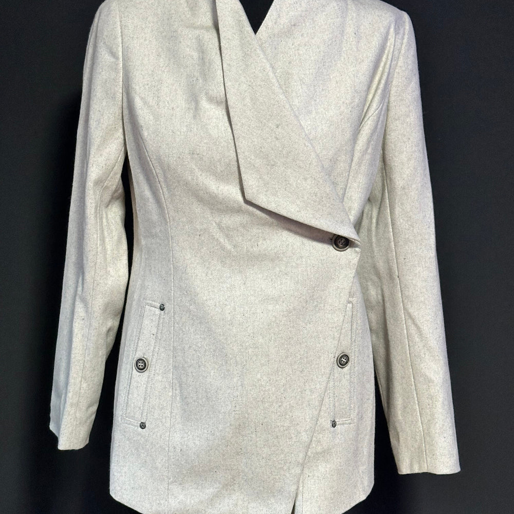 Musterware/Einzelstück DREIMASTER DAMEN KURZMANTEL GR.S FARBE WOLLWEISS MELANGE