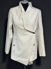 Musterware/Einzelstück DREIMASTER DAMEN KURZMANTEL GR.S FARBE WOLLWEISS MELANGE