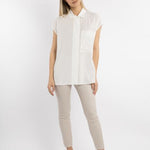 B-WARE DREIMASTER KLASSIK DAMEN BLUSE Gr.S FARBE WOLLWEISS