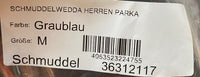 B-WARE SCHMUDDELWEDDA HERREN PARKA Gr.M Farbe Graublau