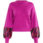 B-WARE FAINA DAMEN PULLOVER Gr, M/L Farbe Fuchsia