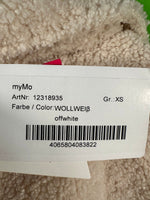 B-WARE MYMO DAMEN MANTEL Gr. XS Farbe Wollweiss