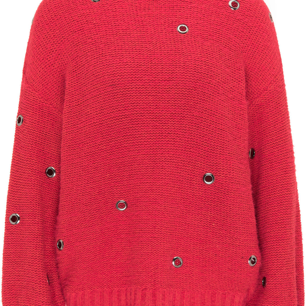 B-WARE MYMO ROCKS DAMEN SWEATSHIRT Gr. M/L Farbe Rot