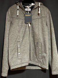 B-WARE Schmuddelwedda Herren Funktionsjacke aus Strickfleece Gr.M Farbe Grau Me