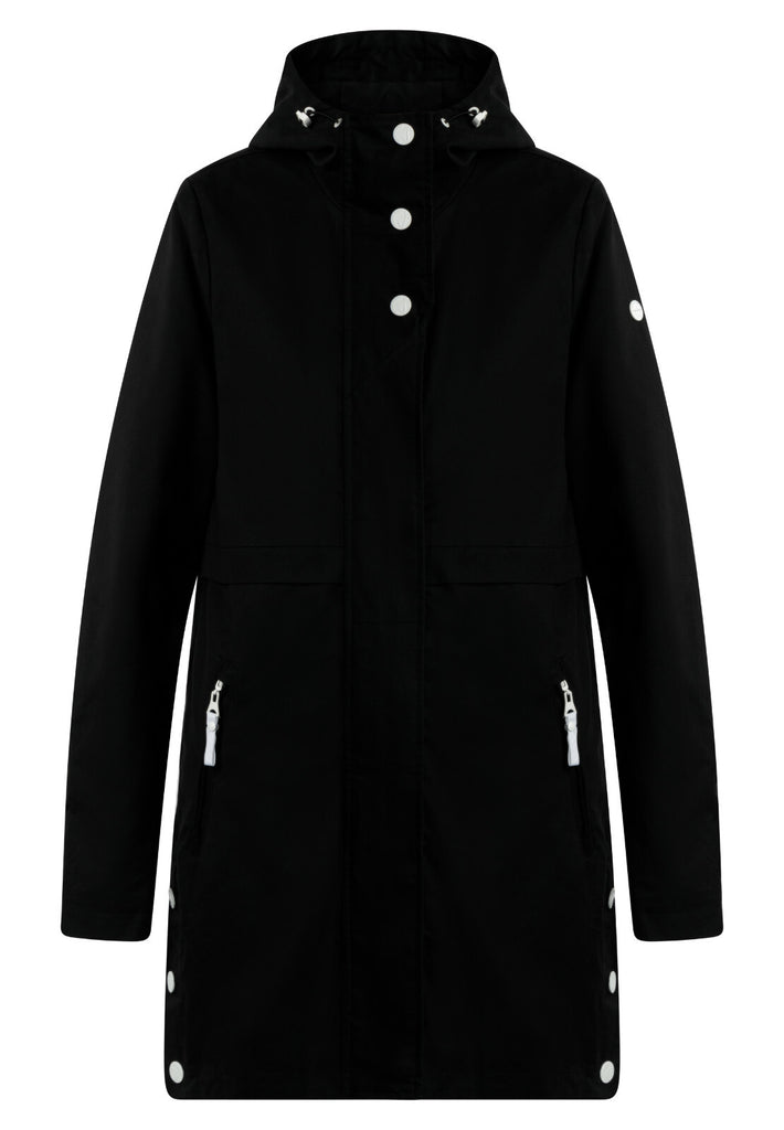 B-WARE DREIMASTER MARITIM DAMEN ÜBERGANGSJACKE Gr.L Farbe Schwarz