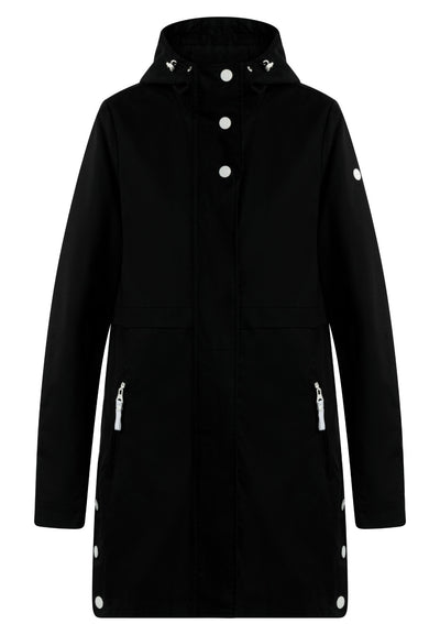 B-WARE DREIMASTER MARITIM DAMEN ÜBERGANGSJACKE Gr.L Farbe Schwarz