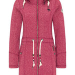 B-WARE SCHMUDDELWEDDA Mantel mit Teddyfutter GR.S FARBE BEERE MELANGE