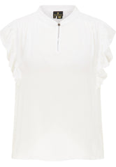 B-WARE DREIMASTER KLASSIK DAMEN BLUSE Gr.M Farbe Wollweiss