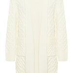 B-WARE DreiMaster Vintage Damen Strickjacke Gr. M/L Farbe Wollweiss