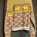 B-WARE MYMO DAMEN SWEATSHIRT Gr.XS/S Farbe Espresso Pullover