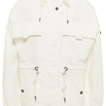 B-WARE DREIMASTER VINTAGE DAMEN ÜBERGANGSJACKE Gr. S Farbe Wollweiss