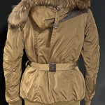 B-WARE DREIMASTER MÄDELS LANG-ANORAK GR.S FARBE SAND