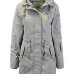 Musterware/Einzelstück DAMEN DREIMASTER VINTAGE PARKA GR.S FARBE HELLGRAU