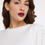 B-WARE FAINA DAMEN STRICKPULLOVER Gr.XL/XXL FARBE WEISS