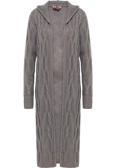 B-WARE MYMO ROCKS DAMEN STRICKJACKE Gr.M/L Farbe Grau