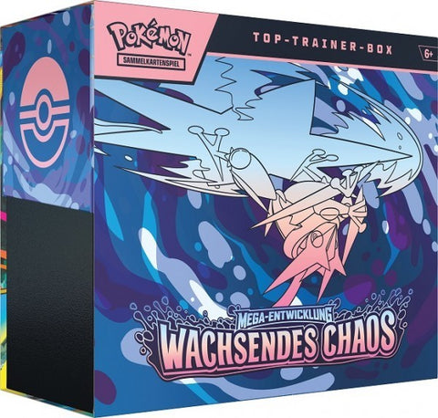 POKEMON Wachsendes Chaos Top Trainer Box TTB  Deutsch -