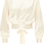 B-WARE DREIMASTER KLASSIK DAMEN BLUSE Gr. S Farbe Champagner