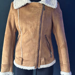 B-WARE DREIMASTER DAMEN BIKER GR.S FARBE COGNAC