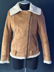 B-WARE DREIMASTER DAMEN BIKER GR.S FARBE COGNAC