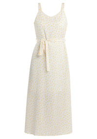 B-WARE MYMO DAMEN KLEID Gr. L Farbe Wollweiss