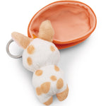 NICI GREEN Schlüsselanhänger Sleeping Pets Karamell gepunkteter Hase