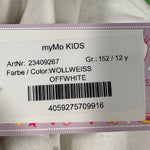 B-WARE MYMO KIDS MÄDCHEN KAPUZENPULLOVER Gr. 152/ 12y Farbe Wollweiss