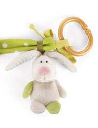 Nici 48512 Kinderwagenkette Hase und Eule 40cm mit 5 Figuren | My First NICI