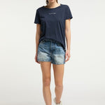 B-WARE PETROL INDUSTRIES DAMEN T-SHIRT Gr.M FARBE Deep Navy