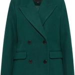 B-WARE DREIMASTER KLASSIK DAMEN ÜBERGANGSJACKE Gr.S Farbe Royalgrün