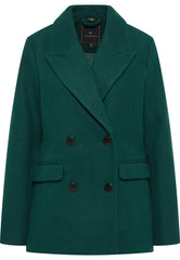 B-WARE DREIMASTER KLASSIK DAMEN ÜBERGANGSJACKE Gr.S Farbe Royalgrün