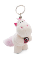 NICI GREEN Schlüsselanhänger Einhorn Theodor mit Marienkäfer