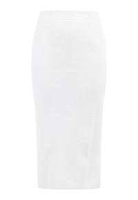 B-WARE IZIA DAMEN STRICKROCK Gr.M/L FARBE WEISS