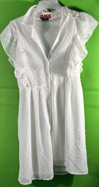B-WARE MYMO ROCKS DAMEN SOMMERKLEID Gr. S Farbe Weiss