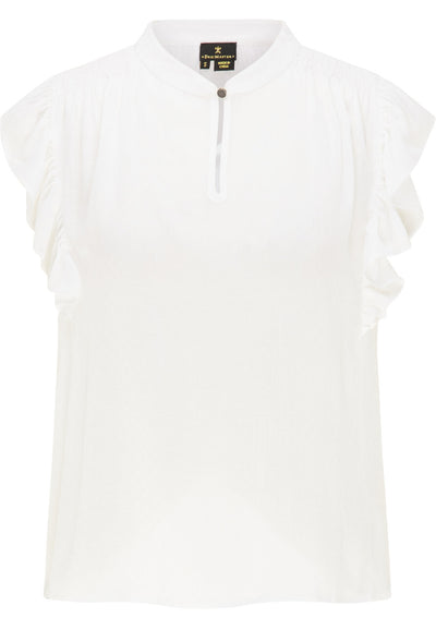 B-WARE DREIMASTER KLASSIK DAMEN BLUSE Gr.M Farbe Wollweiss