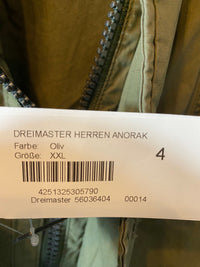 B-WARE DREIMASTER HERREN ANORAK GR.XXL FARBE OLIV