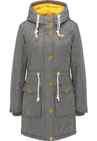 Musterware/Einzelstück …SCHMUDDELWEDDA DAMEN WINTERPARKA GR.S FARBE GRAU MELANGE